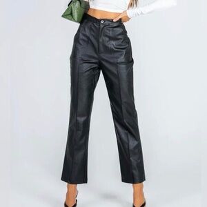 Princess Polly Leather Pants